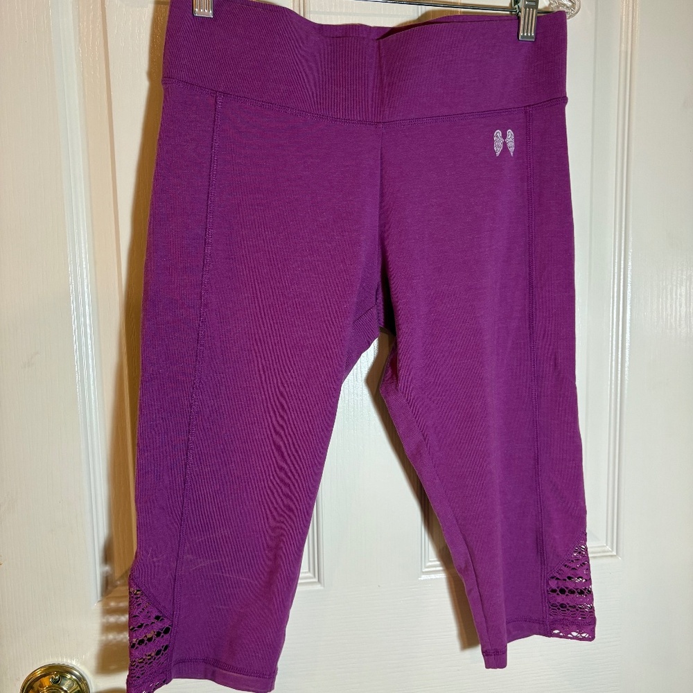 Women's Victoria's Secret Magenta Cut Out Biker Shorts